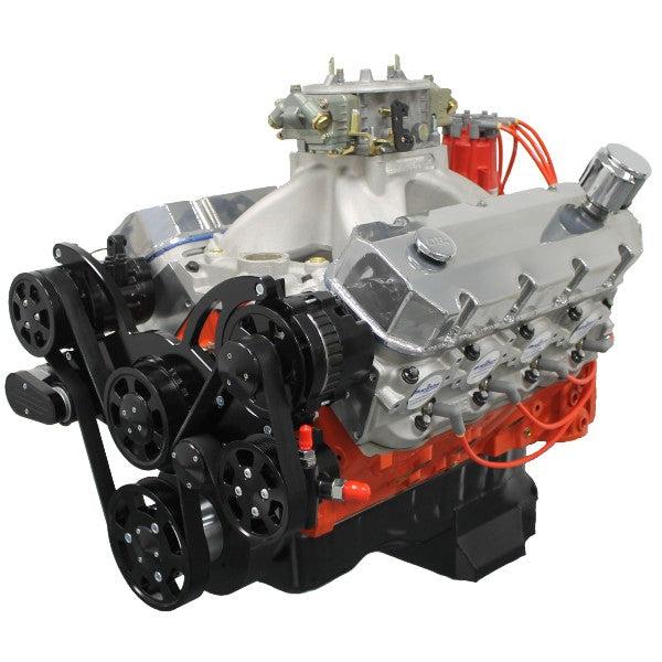 New BluePrint Big Block GM 632 c.i. Proseries Crate Engine - Dressed longblock w/ carb and Black pulley kit - PS6320CTCKB